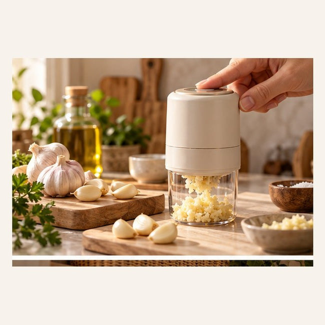 Rechargeable Electric Garlic Press